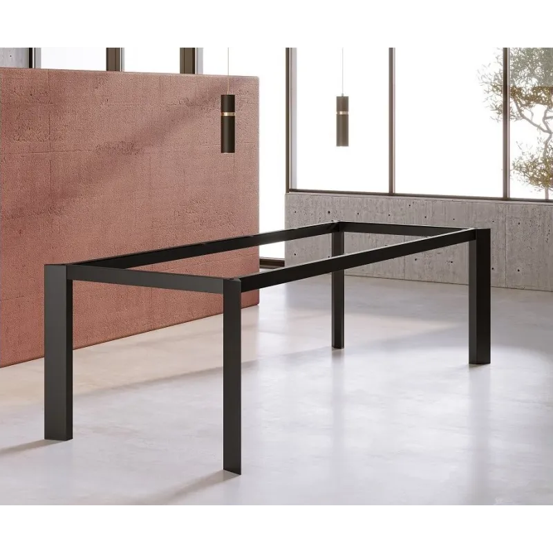 Structure de table PASSADENA sur mesure / Noir mat