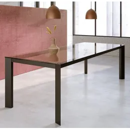 Structure de table PASSADENA sur mesure / Noir mat