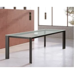 Structure de table PASSADENA sur mesure / Noir mat