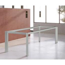 Structure de table PASSADENA sur mesure / Acier inoxydable