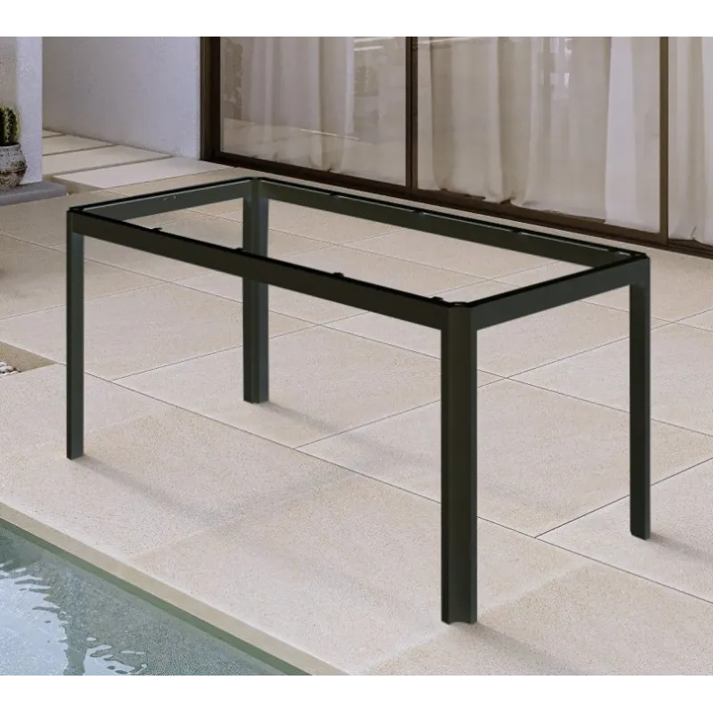 Structure de table ALTOONA sur mesure / Noir mat