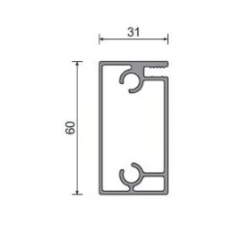 Structure de table ALTOONA sur mesure / Acier inoxydable