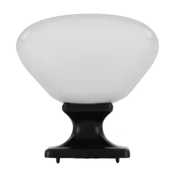 Bouton en céramique DIAMON / Blanc + porcelaine