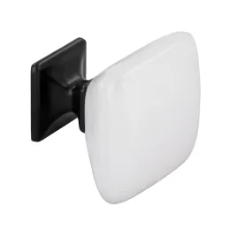 Bouton en céramique DIAMON / Blanc + porcelaine