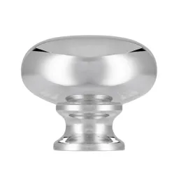 Bouton GRETA / Chrome brillant