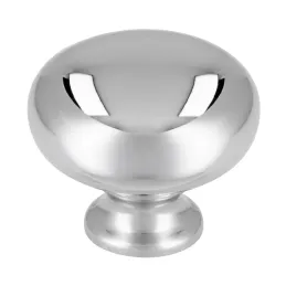 Bouton GRETA / Chrome brillant