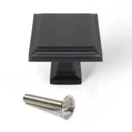 Bouton de meuble TANGER / Noir mat