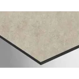 Plan de travail compact en céramique Tessina crème F221 / noyau noir