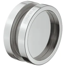 Poignée double face pour porte en verre TAXO / Chrome brillant