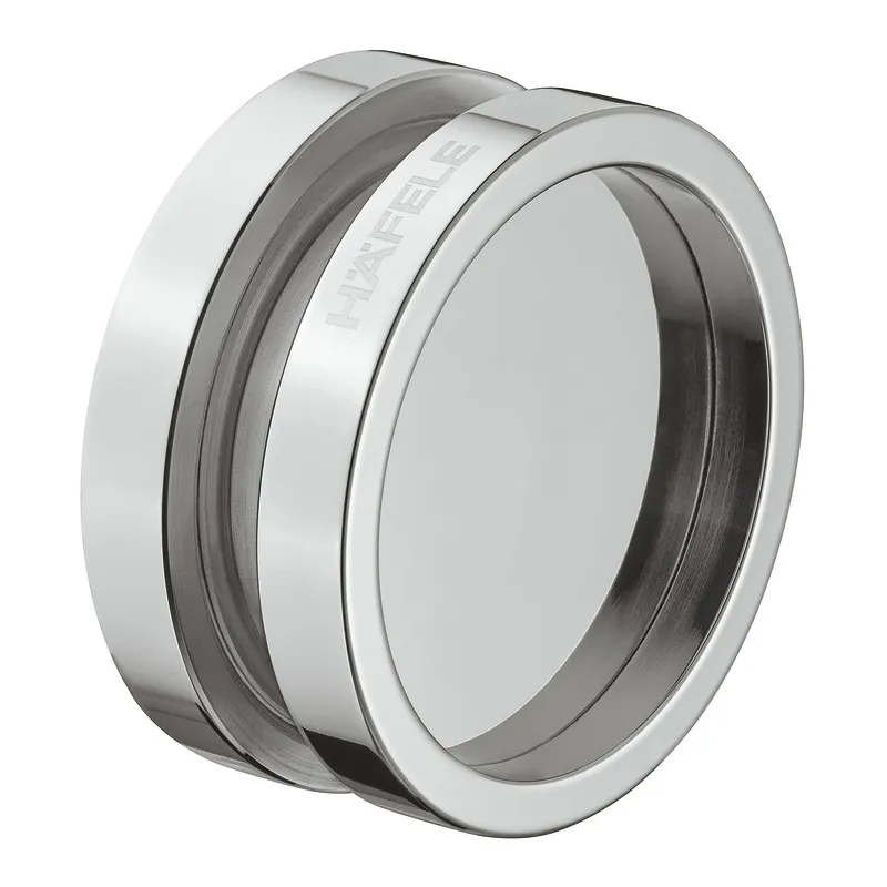 Poignée double face pour porte en verre TAXO / Chrome brillant