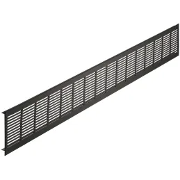 Grille d’aération pour radiateur 100 mm / Noire