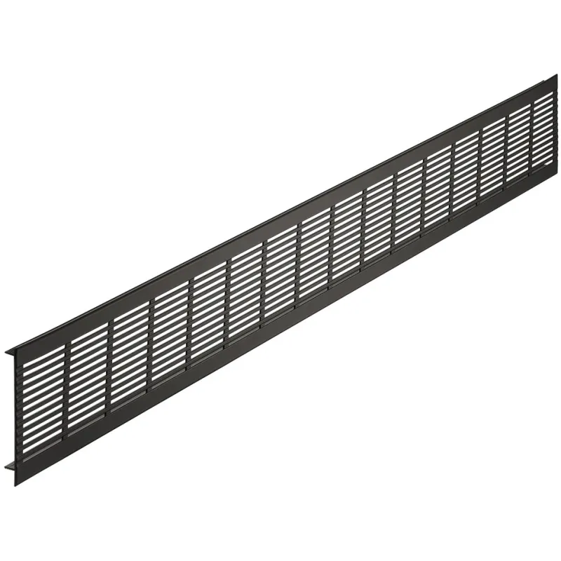 Grille d’aération pour radiateur 100 mm / Noire