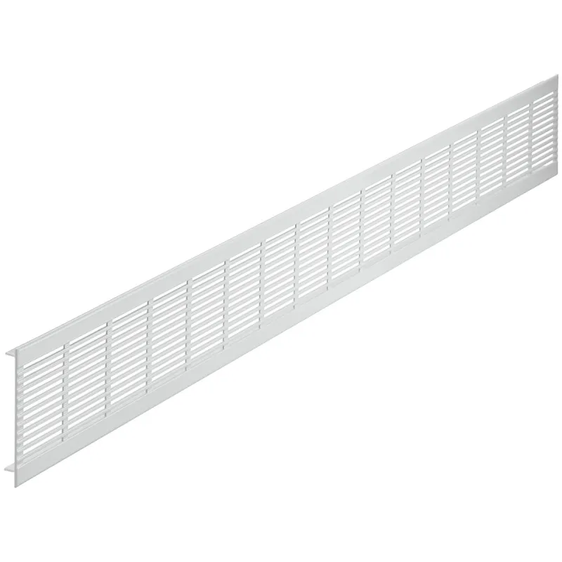 Grille d’aération pour radiateur 100 mm / Blanche