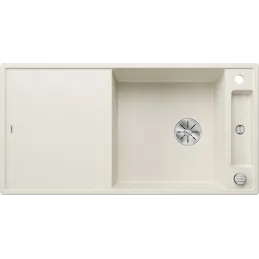 Évier en grès Blanco AXIA III XL 6 S avec vidage excentré / Blanc soft