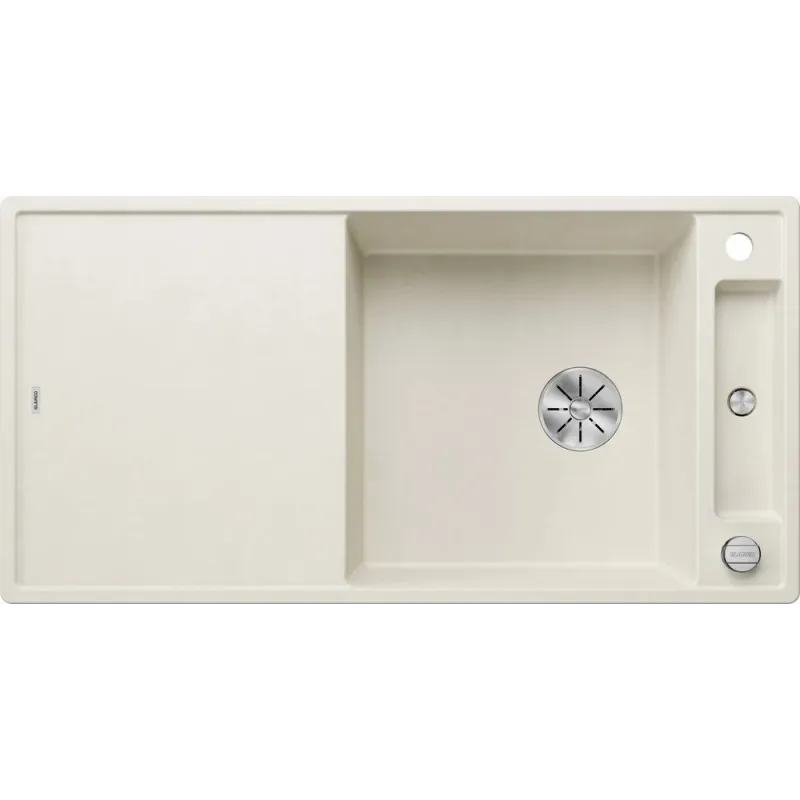 Évier en grès Blanco AXIA III XL 6 S avec vidage excentré / Blanc soft