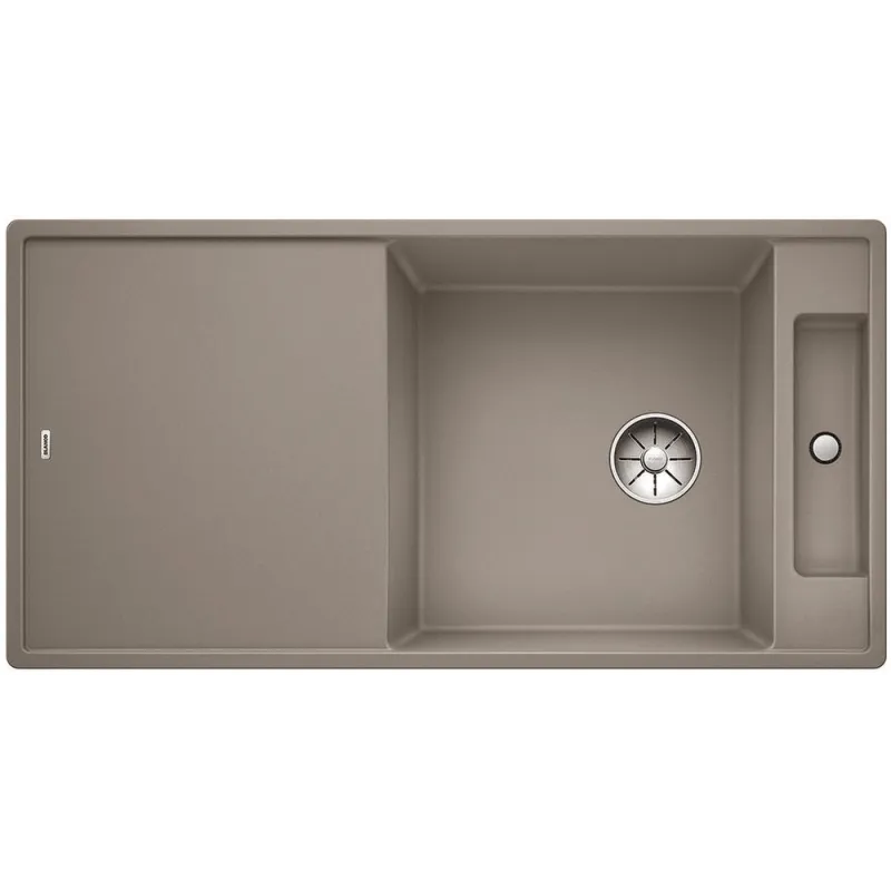 Évier en grès Blanco AXIA III XL 6 S avec commande excentrée / Tartufo