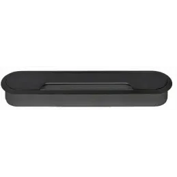 Passe-câbles MINIMA 207 x 45 mm / Noir mat