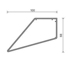 Structure de table PASSADENA sur mesure / Blanc