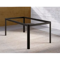 Structure de table SALEMO sur mesure / Noir mat