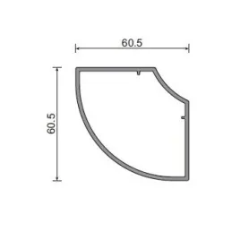 Structure de table SALEMO sur mesure / Noir mat