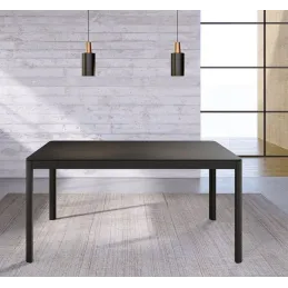Structure de table SALEMO sur mesure / Noir mat