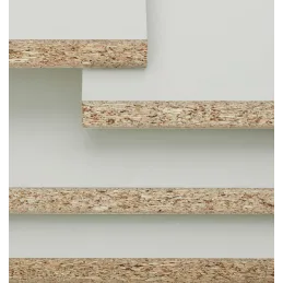 Panneau aggloméré PFLEIDERER Blanc perlé / W10100 SD