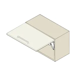 Mécanisme basculant KESSEBÖHMER FREEspace mini PTO / Gris