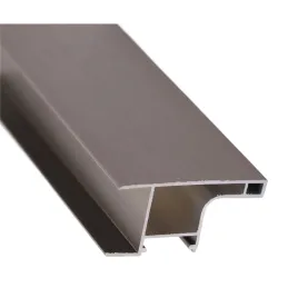 Profilé en aluminium WAX pour éclairage LED de meuble / Inox