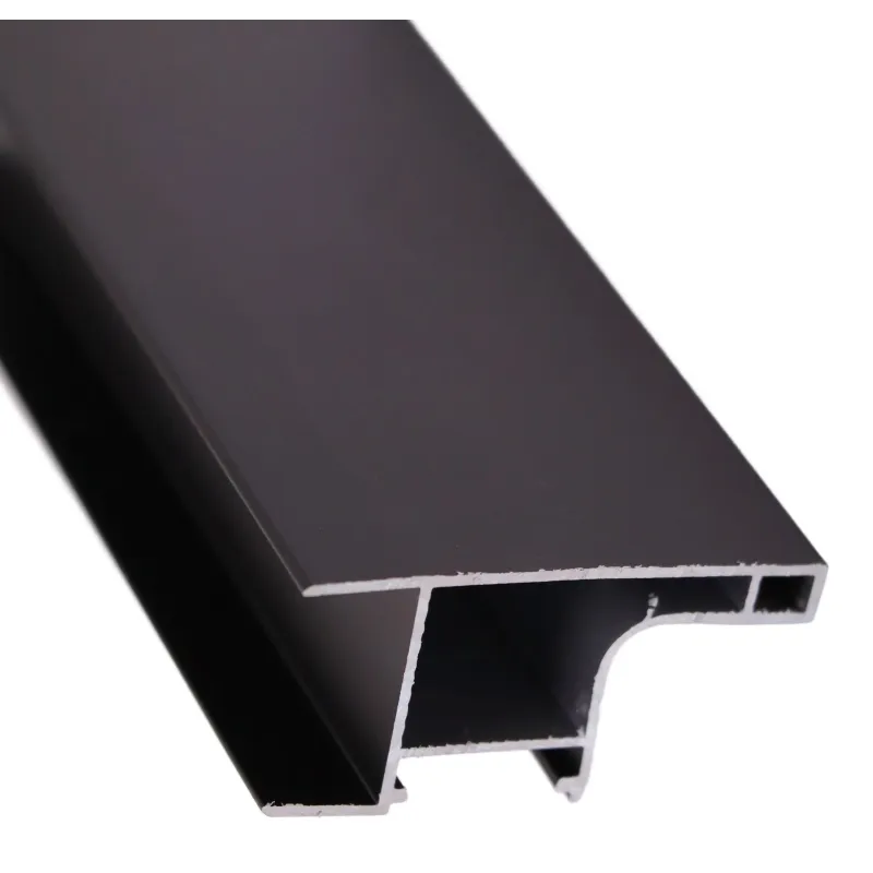 Profilé en aluminium WAX pour éclairage LED de meuble / Noir mat