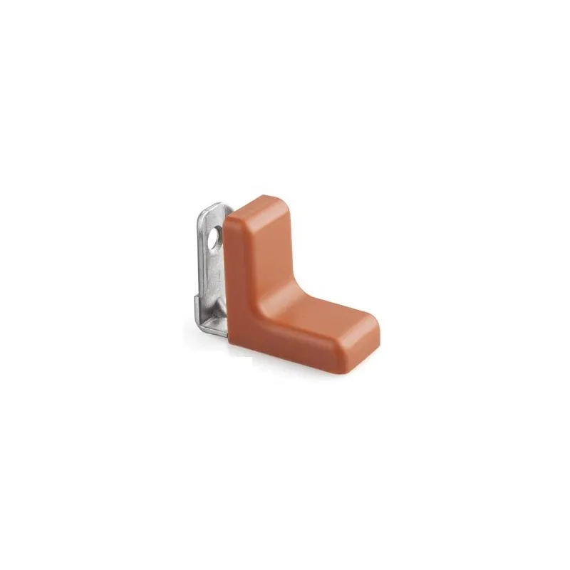 Cornière métallique avec embout en PVC / Calvados