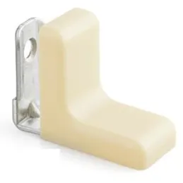 Cornière métallique avec embout en PVC / Érable