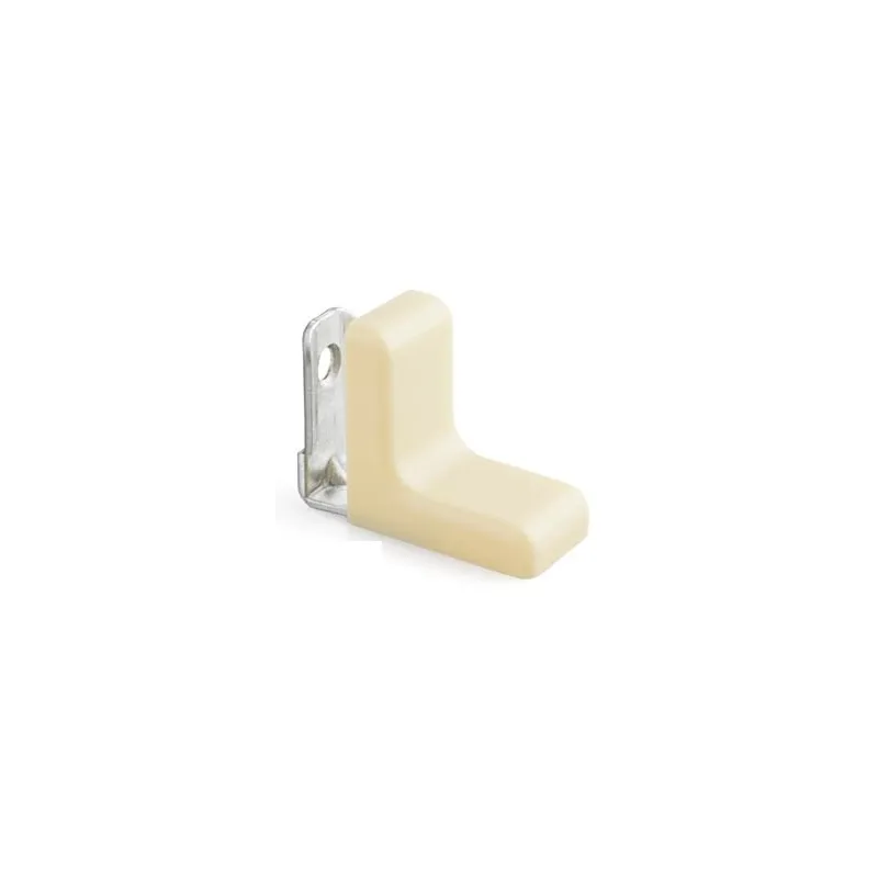 Cornière métallique avec embout en PVC / Érable