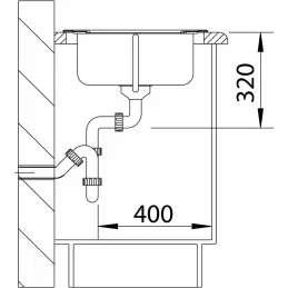 Évier en acier inoxydable Blanco TIPO 8 S