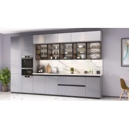Profil pour porte en aluminium PLUS 11 / Noir texturé