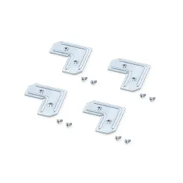 Kit d’équerres pour profil PLUS 4 et PLUS 11 / Vis argentées