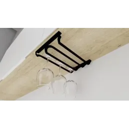 Porte-verres double EXCLUSIVE / Noir mat