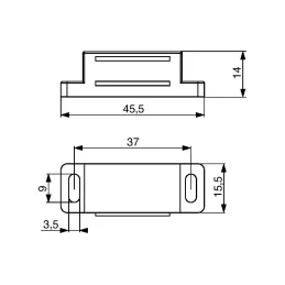 Aimant pour meuble PRACTIC / Blanc