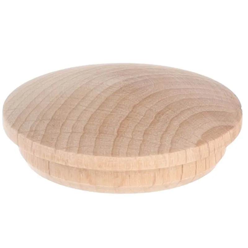 Obturateur en bois pour trou D35 – 100 pièces / Chêne brut