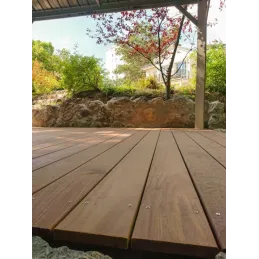 Lame de terrasse CUMARU FAS KD / Surface lisse