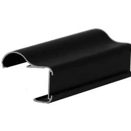 Poignée de porte coulissante PLANO / Noir mat