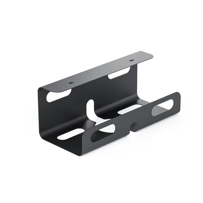Support de câbles sous le bureau AURO 250 mm / Noir mat