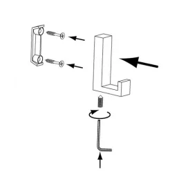Patère GRAPA / Inox