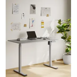 Structure de bureau électrique réglable en hauteur MAROL / Gris