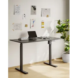 Structure de bureau électrique réglable en hauteur MAROL / Noir