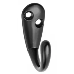 Patère LARRA S / Noir mat