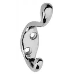 Patère LARRA L / Chrome brillant
