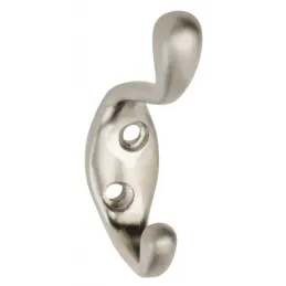 Patère LARRA L / Nickel satiné
