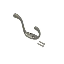 Patère LARRA L / Nickel satiné