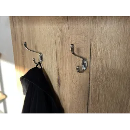 Porte-manteau LARRA XL / Chrome brillant