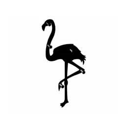 Patère murale FLAMINGO / Noir mat